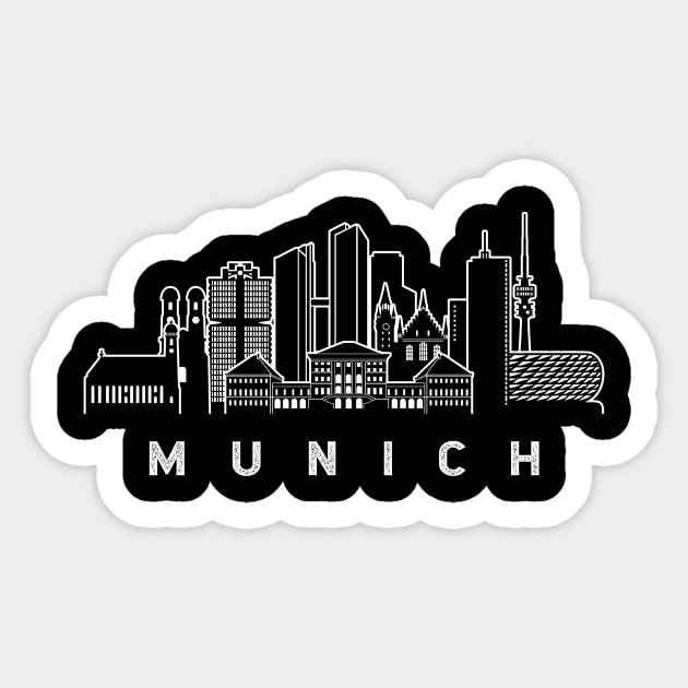 Munich Sticker by travel2xplanet